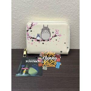 Studio Ghibli My Neighbor Totoro Sakura Cherry Blossom  Zip Wallet
